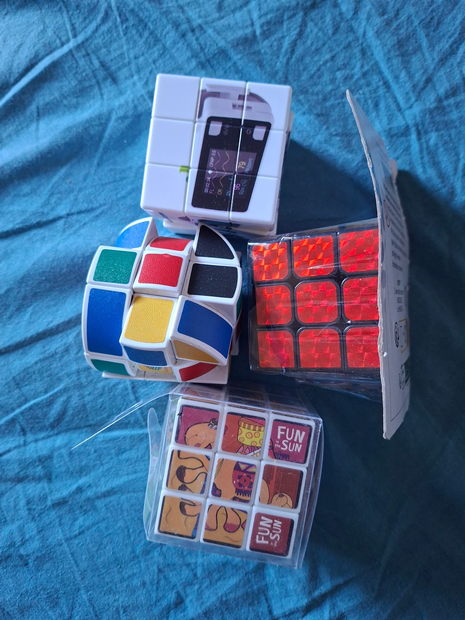 Lote 4 Quebra-cabeças / Cubos – photo 2
